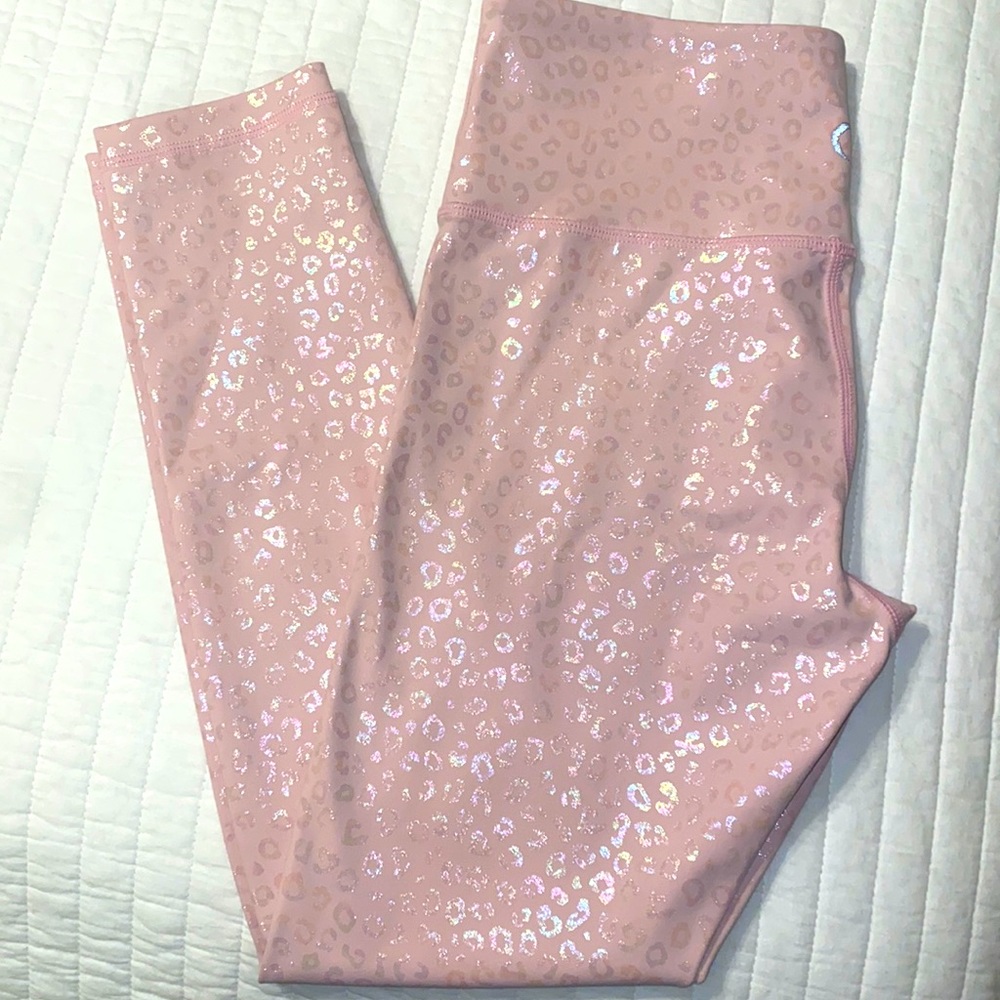 Leopard Zyia light pink light and tight leggings